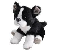Wild Republic Pocketkins Eco Boston Terrier, Stuffed Animal, 5 Inches, Plush Toy, Made from Recycled Materials, Eco Friendly