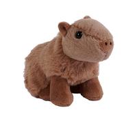 Wild Republic Pocketkins Eco Capybara, Stuffed Animal, 5 Inches, Plush Toy, Made from Recycled Materials, Eco Friendly