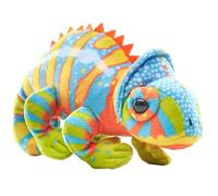 Wild Republic Pocketkins Eco Chameleon, Stuffed Animal, 5 Inches, Plush Toy, Made from Recycled Materials, Eco Friendly