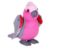 Wild Republic Pocketkins Eco Galah, Stuffed Animal, 5 Inches, Plush Toy, Made from Recycled Materials, Eco Friendly