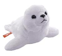 Wild Republic Pocketkins Eco Harp Seal, Stuffed Animal, 5 Inches, Plush Toy, Made from Recycled Materials, Eco Friendly