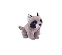 Wild Republic Pocketkins Eco Raccoon, Stuffed Animal, 5 Inches, Plush Toy, Made from Recycled Materials, Eco Friendly