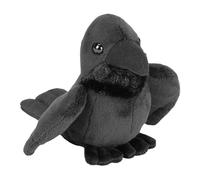 Wild Republic Pocketkins-Eco Raven, Stuffed Animal, 5 inch, Plush Toy, Eco-Friendly