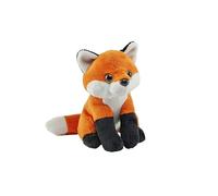 Wild Republic Pocketkins Eco Red Fox, Stuffed Animal, 5 Inches, Plush Toy, Made from Recycled Materials, Eco Friendly
