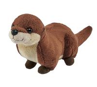 Wild Republic Pocketkins Eco River Otter, Stuffed Animal, 5 Inches, Plush Toy, Made from Recycled Materials, Eco Friendly