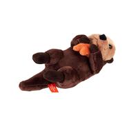 Wild Republic Pocketkins Eco Sea Otter Stuffed Animal 5 Inches Plush Toy Made from Recycled Materials Eco Friendly