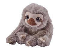 Wild Republic Pocketkins Eco Sloth, Stuffed Animal, 5 Inches, Plush Toy, Made from Recycled Materials, Eco Friendly