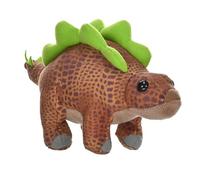 Wild Republic Pocketkins Eco Stegosaurus, Stuffed Animal, 5 Inches, Plush Toy, Made from Recycled Materials, Eco Friendly