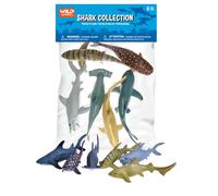 WILD REPUBLIC Polybag Shark Age 3+, Gray 6 pieces,