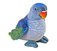 Wild Republic Rainforest Blue Rumped Parrot, Stuffed Animal, 4.5 inch, Plush Toy, Fill is Spun Recycled Water Bottles