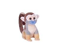 Wild Republic Rainforest Squirrel Monkey, Stuffed Animal, 6 Inches, Plush Toy, Fill is Spun Recycled Water Bottles