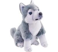 WILD REPUBLIC Rescue Dogs 6" 15cm Plush Toys With Sound - (Husky)