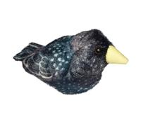 Wild Republic RSPB Birds Starling Authentic Bird Sound, Stuffed Animal, 7 Inches, Plush Toy, Fill is Spun Recycled Water Bottles