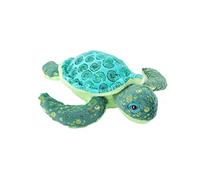Wild Republic Sea Turtle, Foilkins, Stuffed Animal, 12 inches, Gift for Kids, Plush Toy, Fill is Spun Recycled Water Bottles