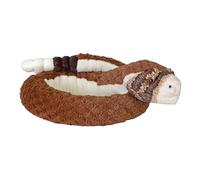Wild Republic Snake Luxury Rattlesnake, Stuffed Animal, 54 inch, Plush Toy, Fill is Spun Recycled Water Bottles