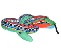 WILD REPUBLIC Snake Plush, Stuffed Animal, Plush Toy, Gifts for Kids, Green Blue Red, 54 Inches