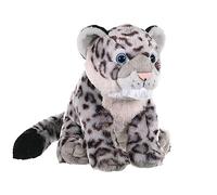 Wild Republic Snow Leopard Cub Plush Soft Toy, Cuddlekins Cuddly Toys, Gifts for Kids 30 cm