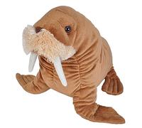 Wild Republic Walrus Plush Soft Toy, Cuddlekins Cuddly Toys, Gifts for Kids ,Brown,30 cm