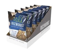 Wild Riceworks Sea Salt and Black Sesame Crisps 156 g (Pack of 3)