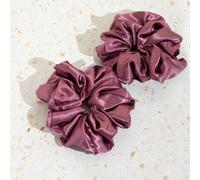 Wild Rising Skincare Burgundy Satin Hair Scrunchie Band