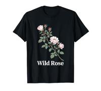 Wild Rose Botanical Floral Vintage Cottagecore T-Shirt