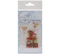 Wild Rose Studio Clear Stamp 3.5 x 3-inch, Robins On Presents