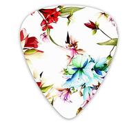 Wild Rosemary Pomegranate Flower Guitar Picks 12 Packs - Variety Guitar Picks Plectrums Thin, Medium, Heavy 0 .46/0.71/0.96mm