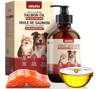 Wild Salmon Oil for Dogs, Cats, Omega 3 with EPA and DHA, 250ml | Supports a Healthy Coat, Skin, Joint Mobility, Brain Function, Suited to Active Pets, Senior Companions