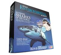 WILD! Science - Environmental Science - Extreme Sharks of the World - For Ages 6+ - Create and Customize Models and Dioramas - Study the Most Extreme Animals