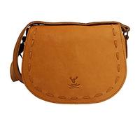 Wild Scottish Deerskin Designer Authentic Brown Tan Leather Cross Body Bag