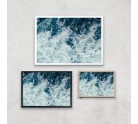 Wild Seas Giclee Art Print - A3 - Black Frame