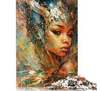 Wild Shy Queen Jigsaw Puzzles Puzzles for Adults Kids. 1000 Piece Whimsical Challenge Toy Educational Games Home Decoration for Educational Games Gifts 1000pcs (75x50cm)