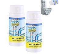 Wild Sink and Drain Cleaner,2026Powerful Sink & Drain Cleaner, Wild Drain Unblocker, Sink Cleaner Foam DrainCleaner, Wild Pipe Cleaner, For Kitchen Bathroom Toilet Shower Deodorizing (2 pcs)