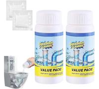 Wild Sink and Drain Cleaner, Powerful Sink & Drain Cleaner, Pipe Dredge Deodorant, Powerful Sinks Foaming DrainCleaner, Wild SinkDrain Unblocker Pipe Cleanser, For Toilet Bathroom (2 PCS)