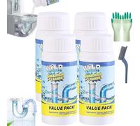 Wild Sink and Drain Cleaner, Powerful Sink Foaming Sinks and Drain Cleaner, for Kitchen Bathroom Toilet Shower Deodorizing and Cleaning (4PCS)