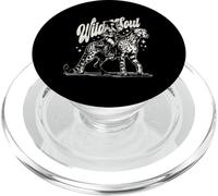 Wild Soul Cowgirl Riding Cheetah Graphic PopSockets PopGrip for MagSafe