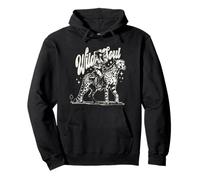 Wild Soul Cowgirl Riding Cheetah Graphic Pullover Hoodie