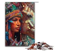 Wild Spirit Jigsaw Puzzles for Adults Piece Challenging Puzzles DIY Decoration Brain Challenge for Adult Family 1000 PCS(75x50cm)