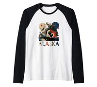 Wild Spirit of Alaska Raglan Baseball Tee