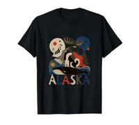 Wild Spirit of Alaska Value Graphic T-Shirt, Men, Black, M