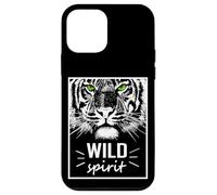 Wild Spirit Tiger Quotes Summer Illustration Graphic Design Case for iPhone 12 mini