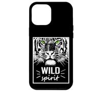 Wild Spirit Tiger Quotes Summer Illustration Graphic Design Case for iPhone 12 Pro Max