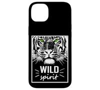 Wild Spirit Tiger Quotes Summer Illustration Graphic Design Case for iPhone 14 Plus