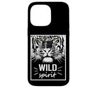 Wild Spirit Tiger Quotes Summer Illustration Graphic Design Case for iPhone 14 Pro Max