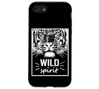 Wild Spirit Tiger Quotes Summer Illustration Graphic Design Case for iPhone SE (2020) / 7/8