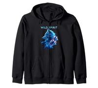 Wild Spirit Wolves Zip Hoodie