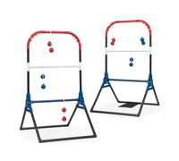 Wild Sports Folding Ladderball Set - Lightweight and Portable Outdoor Game - Includes 6 Bolos