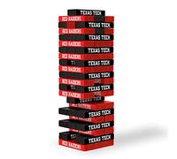 Wild Sports NCAA College Tabletop Stackers Block Game for College Football Fan, Dorm Game, Rec Room, Tailgate