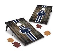 Wild Sports NCAA Penn State Nittany Lions 2' x 3' MDF Deluxe Cornhole Set - with Corners and Aprons, Team Color