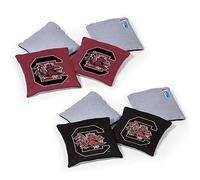 Wild Sports NCAA South Carolina Gamecocks 8pk Dual Sided Bean Bags, Team Color